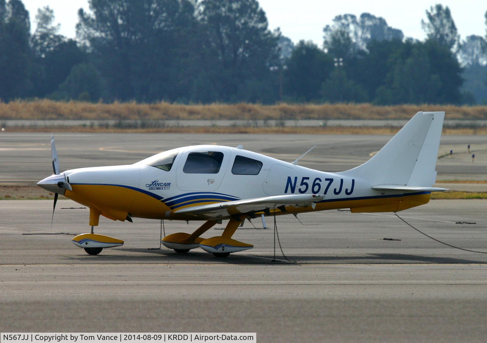 N567JJ, 2005 Lancair LC41-550FG C/N 41077, at the Redding Jet Center