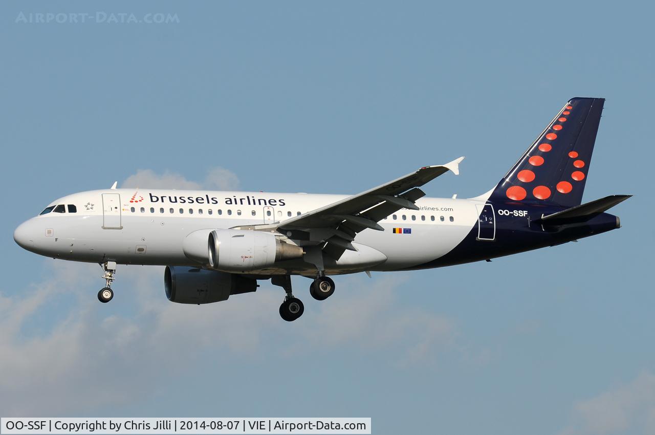 OO-SSF, 2006 Airbus A319-111 C/N 2763, Brussels Airlines