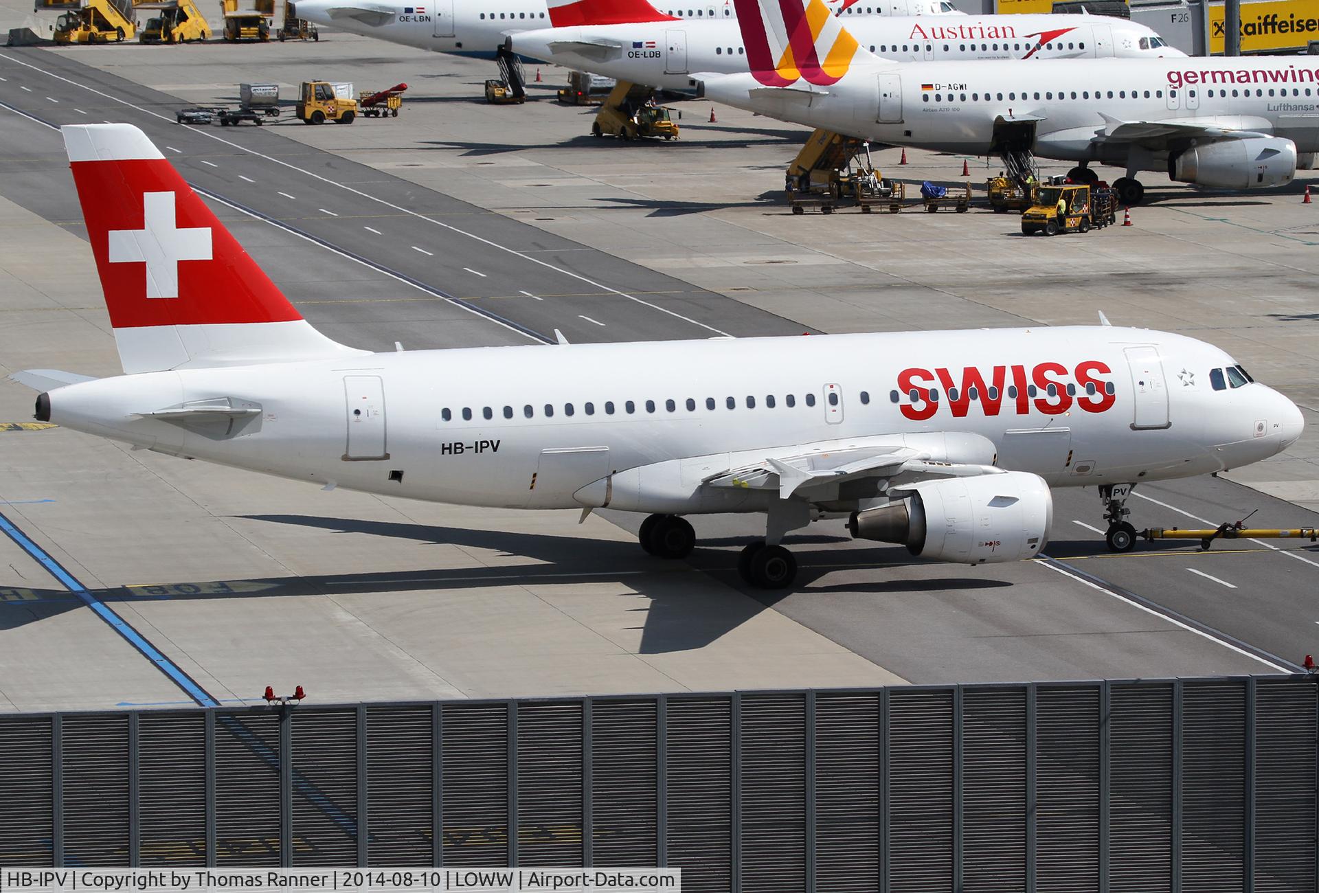 HB-IPV, 1996 Airbus A319-112 C/N 578, Swiss A319