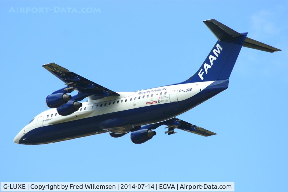 G-LUXE, 1981 British Aerospace BAe.146-301 C/N E3001, FAAM
