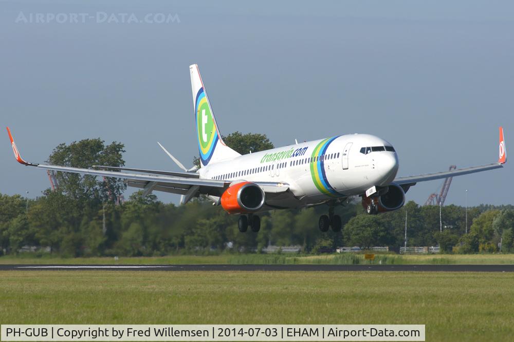 PH-GUB, Boeing 737-8EH C/N 35832/3309, Transavia-GOL hybrid