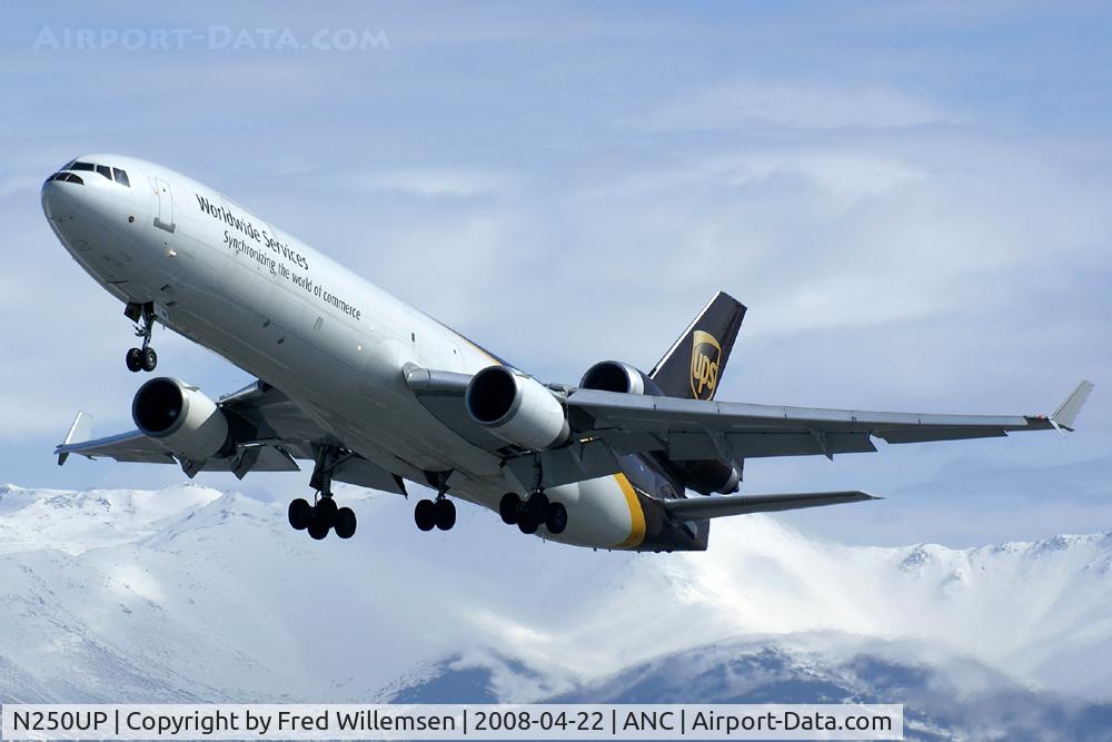 N250UP, 1995 McDonnell Douglas MD-11F C/N 48745, UPS