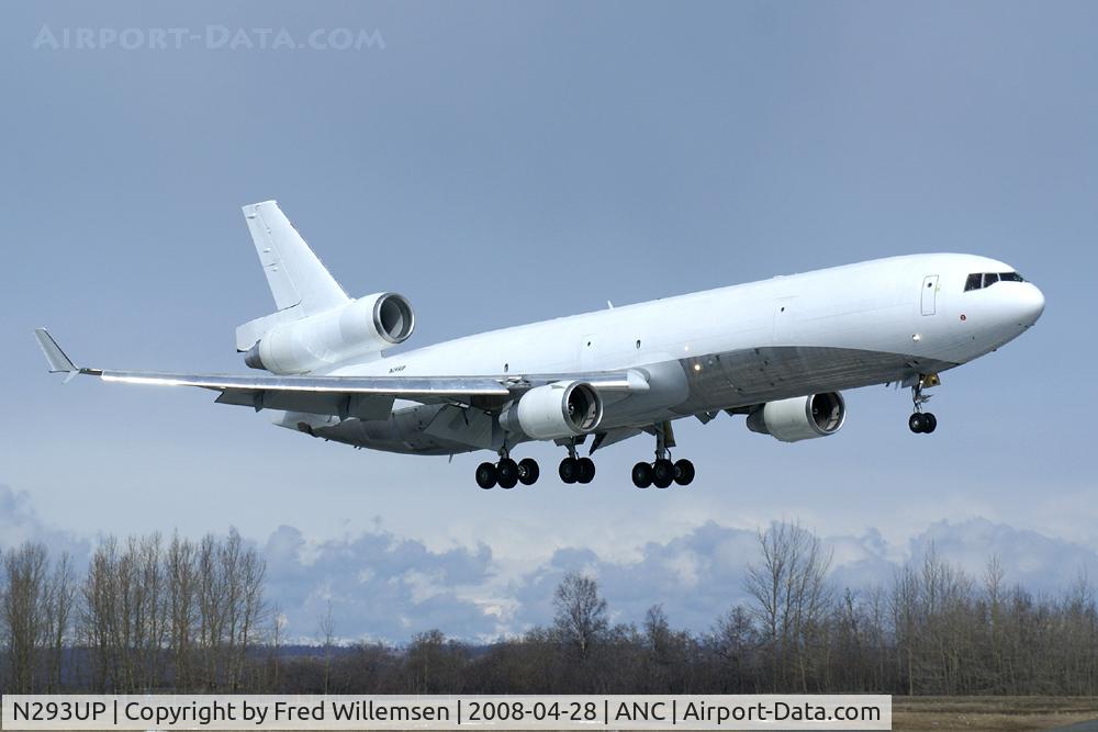 N293UP, 1991 McDonnell Douglas MD-11F C/N 48473, UPS all white