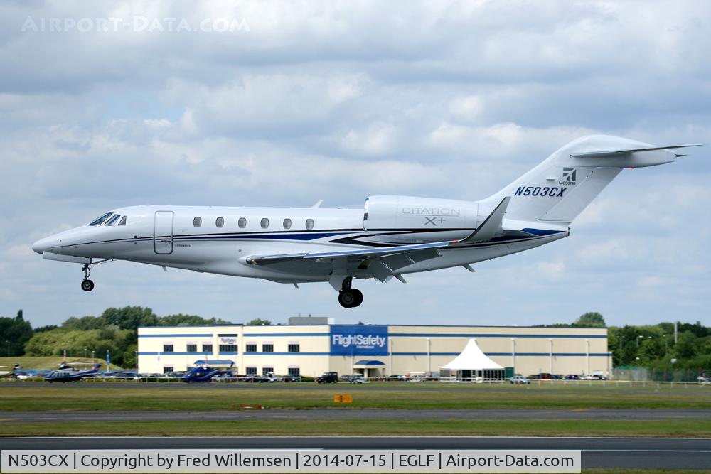 N503CX, 2013 Cessna 750 Citation X C/N 750-0503, Prototype