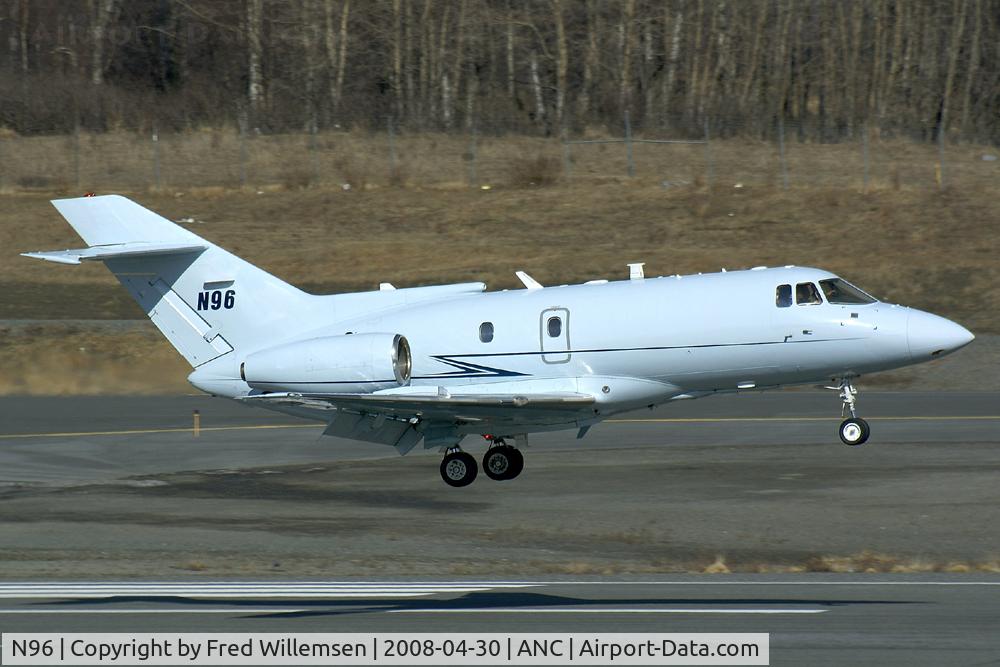 N96, 1989 British Aerospace BAe.125 Series 800A C/N 258134, FAA