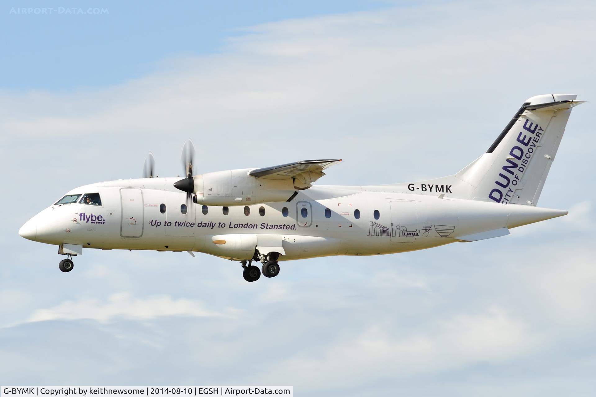 G-BYMK, 1996 Dornier 328-100 C/N 3062, Dundee scheme.