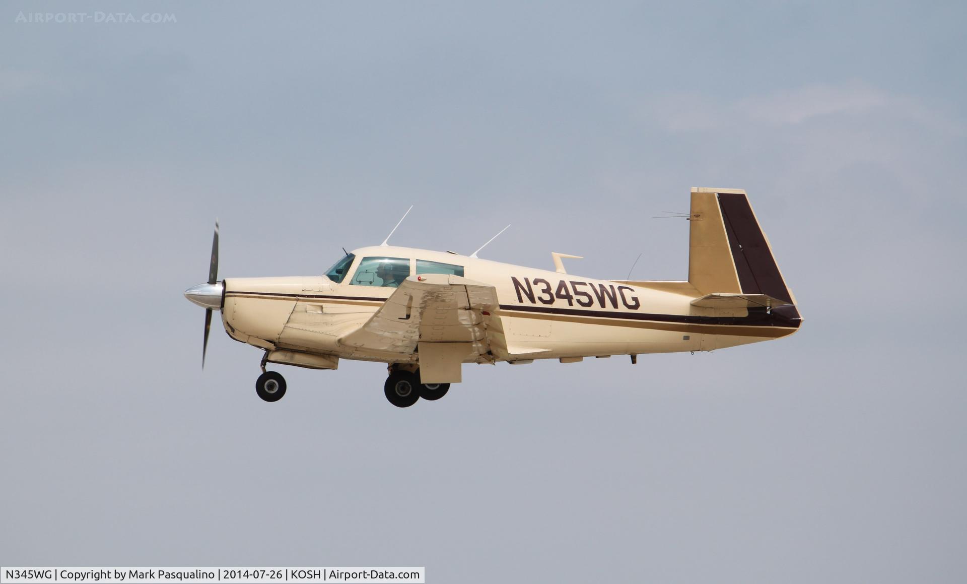 N345WG, 1967 Mooney M20E C/N 670038, Mooney M20E