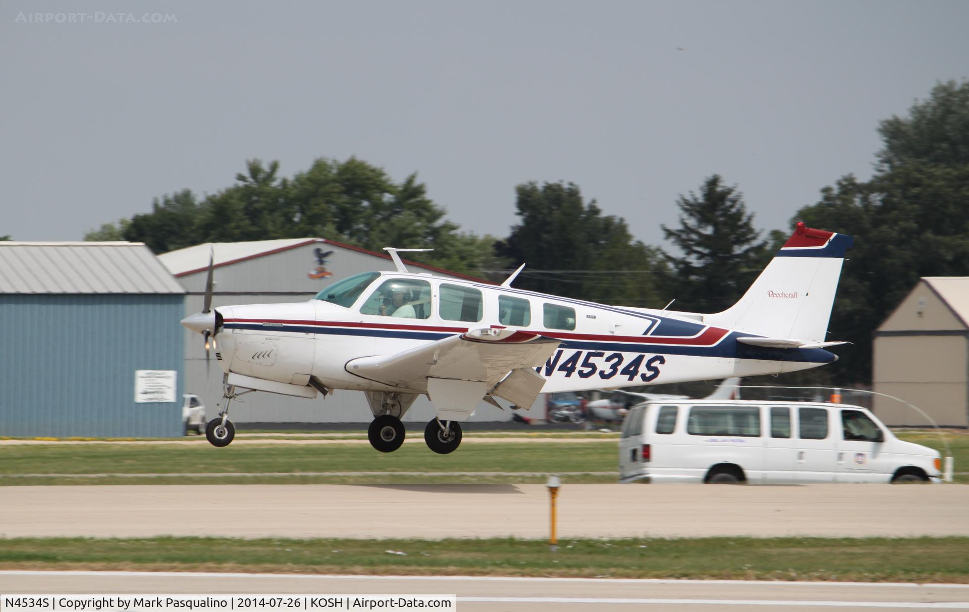 N4534S, 1975 Beech A36 Bonanza 36 C/N E-743, Beech A36