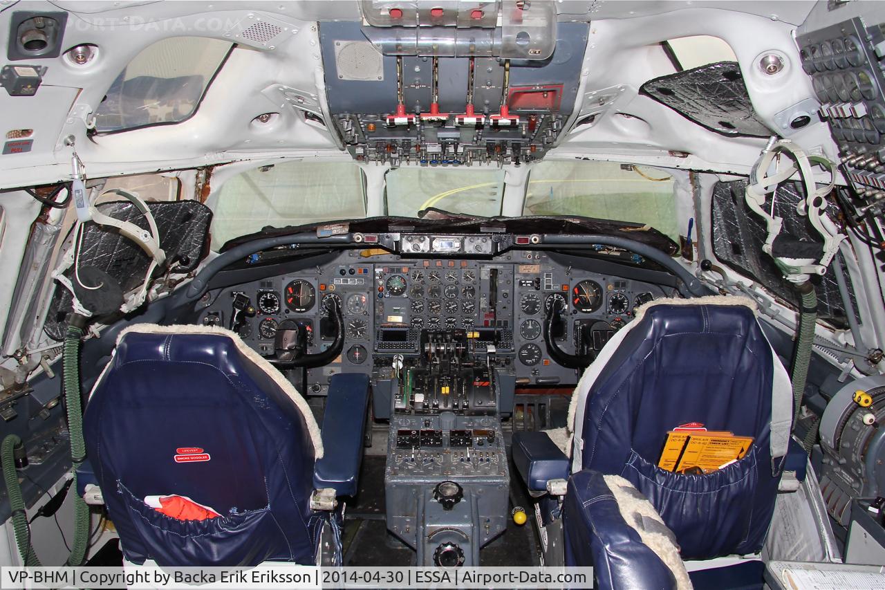 VP-BHM, 1969 Douglas DC-8-62 C/N 46111, Cockpit of VP-BHM.