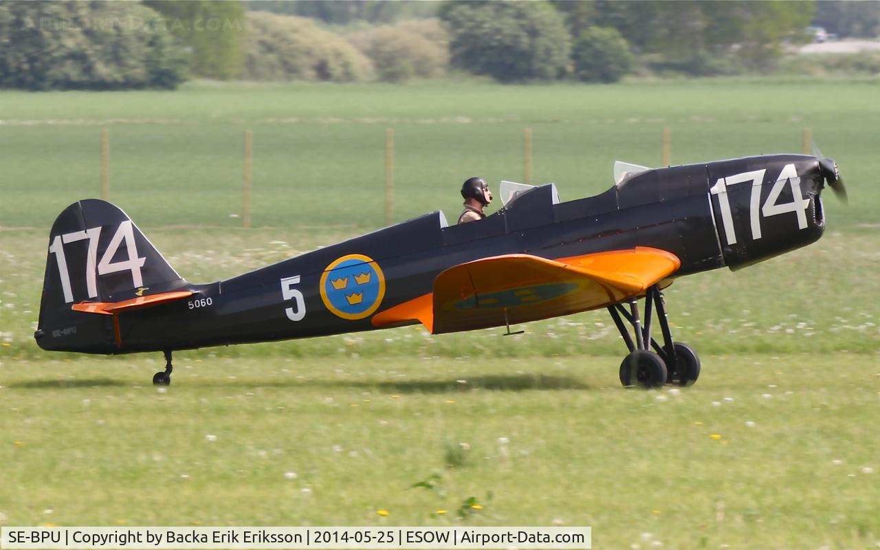 SE-BPU, 1941 Klemm Kl-35D C/N 2009-79, Västerås RollOut Airshow 2014.