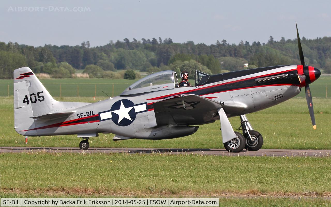 SE-BIL, 1944 North American F-51D Mustang C/N 44-10753, Västerås RollOut Airshow 2014.
