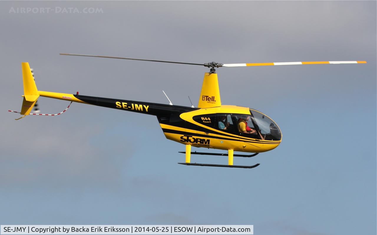 SE-JMY, 2003 Robinson R44 Raven C/N 1313, Västerås RollOut Airshow 2014.