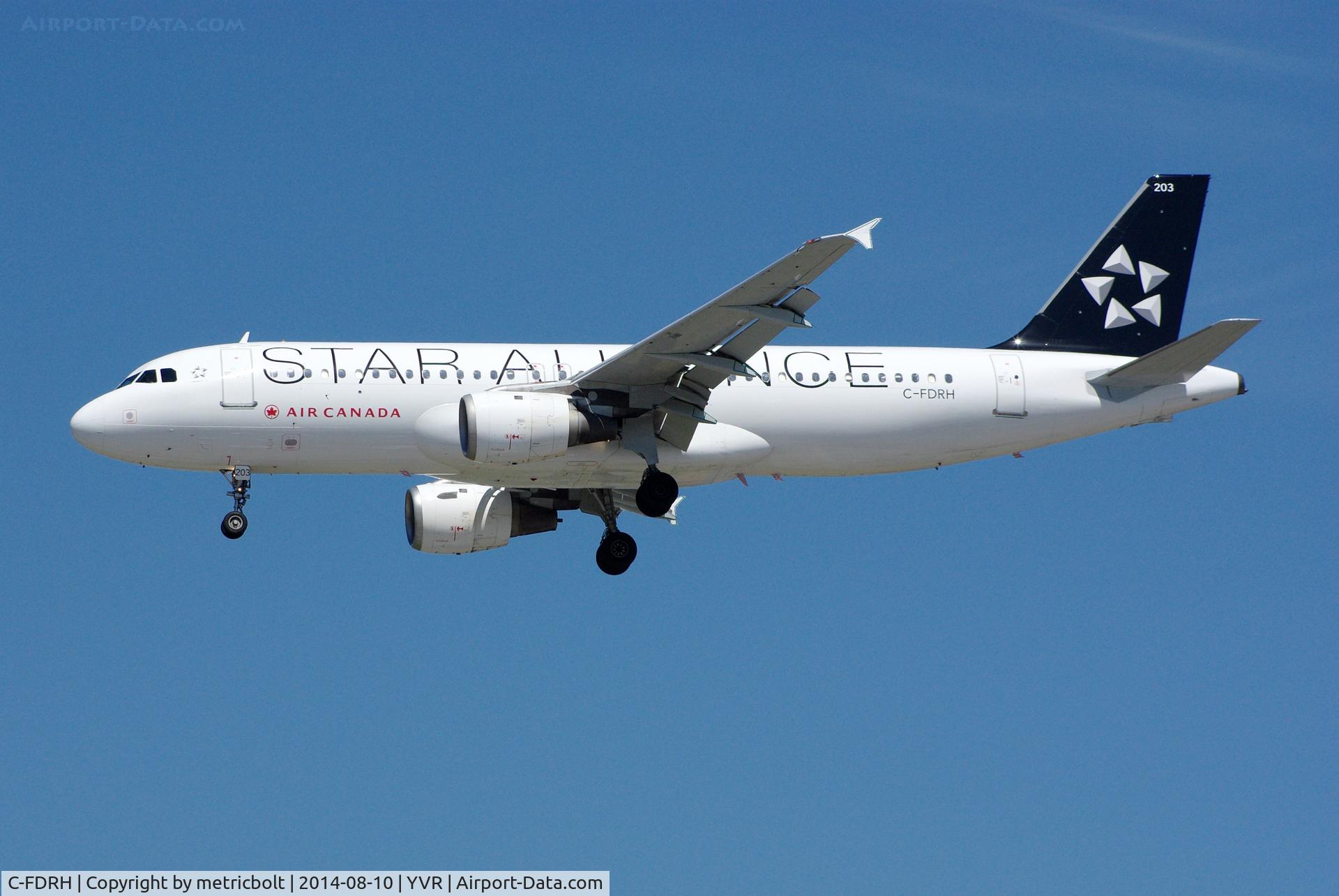 C-FDRH, 1989 Airbus A320-211 C/N 073, Now in Star Alliance colours
