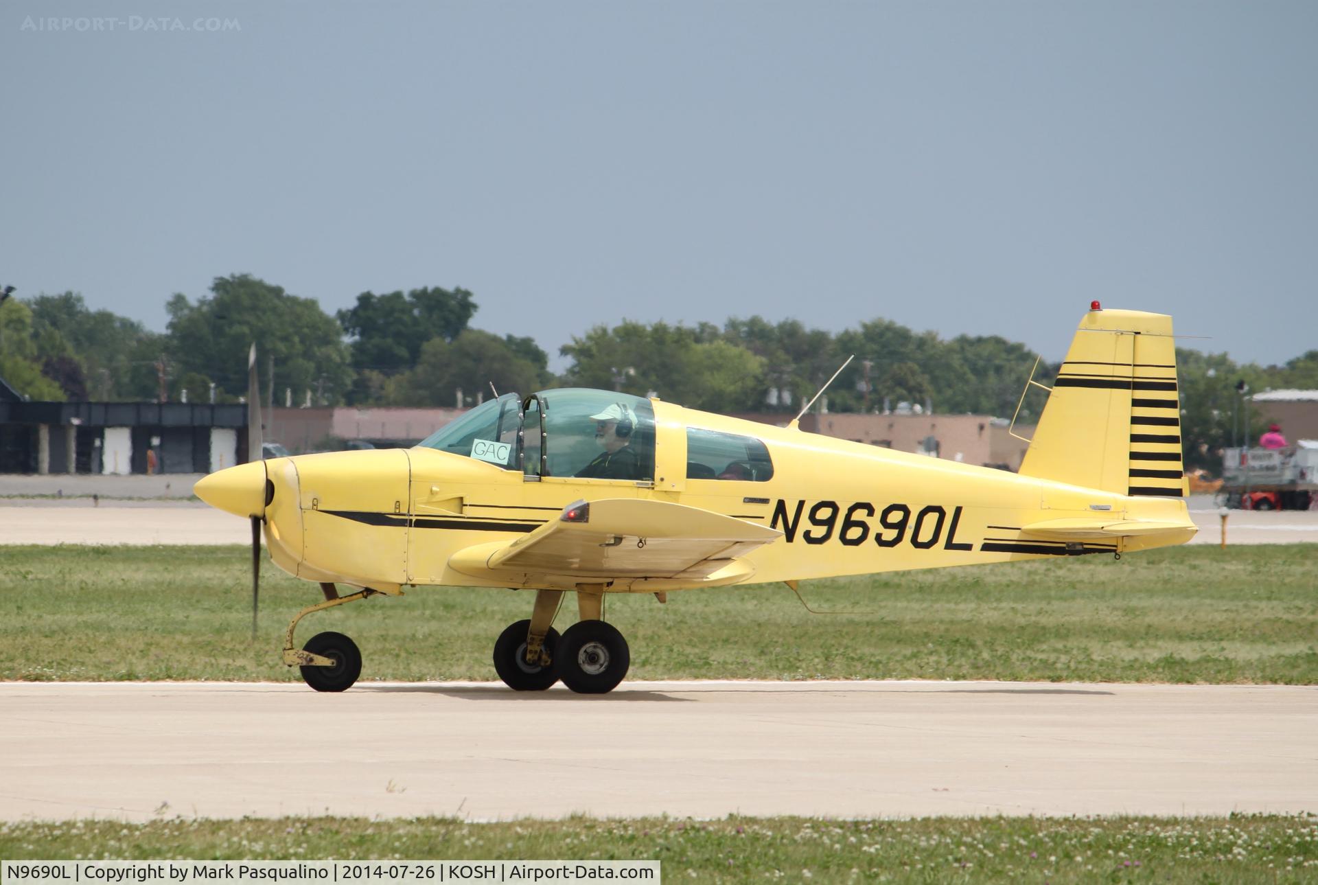 N9690L, 1973 Grumman American AA-1B Trainer C/N AA1B-0190, AA-1B