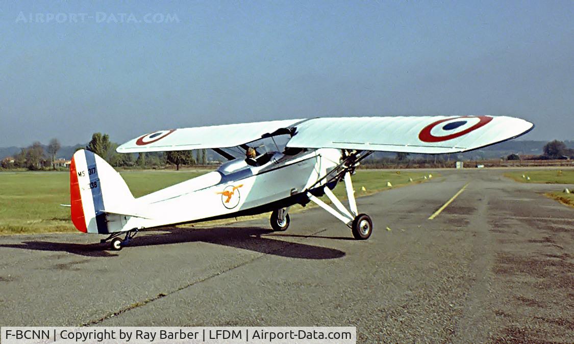 F-BCNN, Morane-Saulnier MS.317 C/N 338, Morane-Saulnier MS.317 [6592/338] Marmande-Virazeil~F 20/09/1982. From a slide.