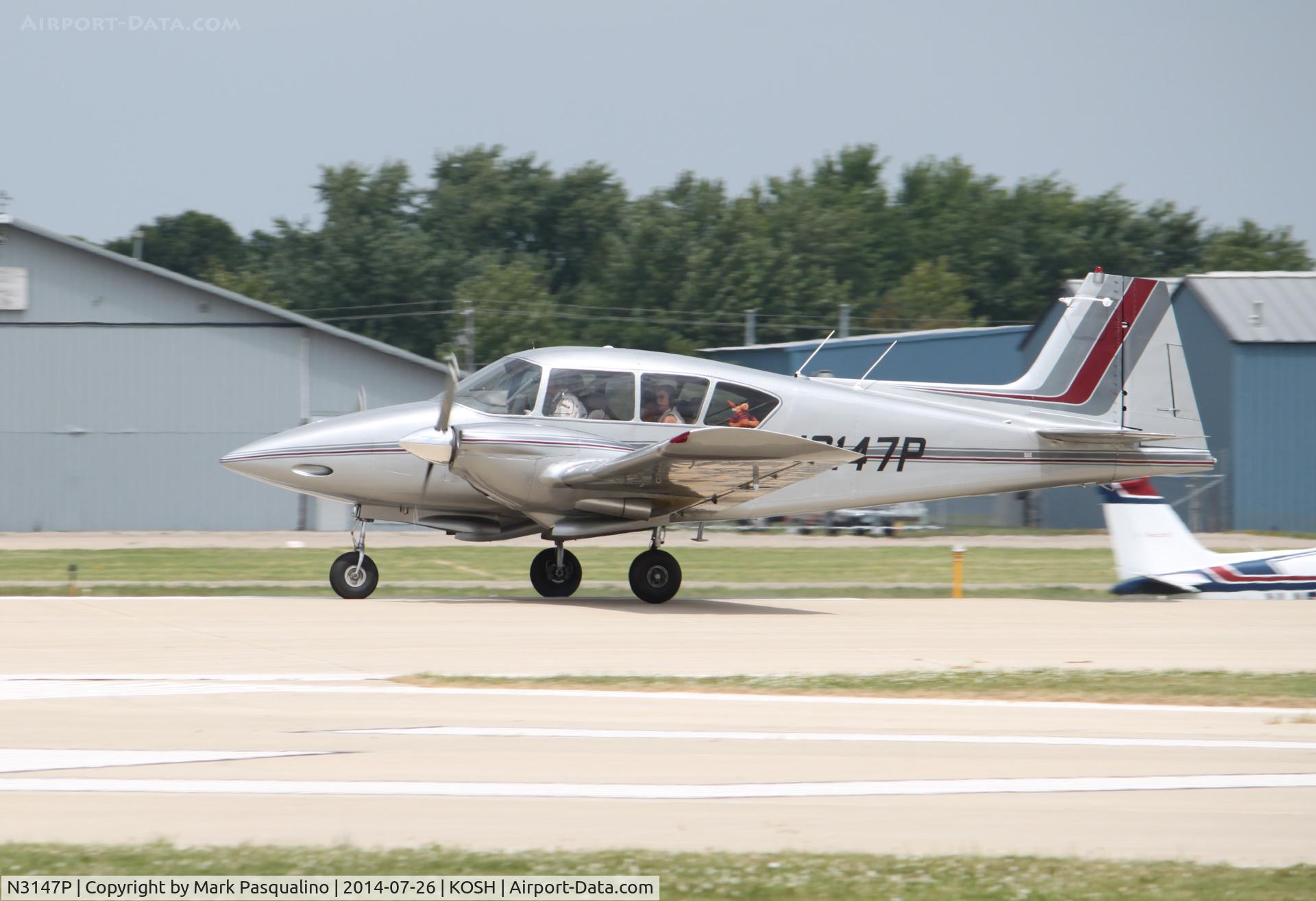 N3147P, 1957 Piper PA-23 Apache C/N 23-1078, Piper PA-23