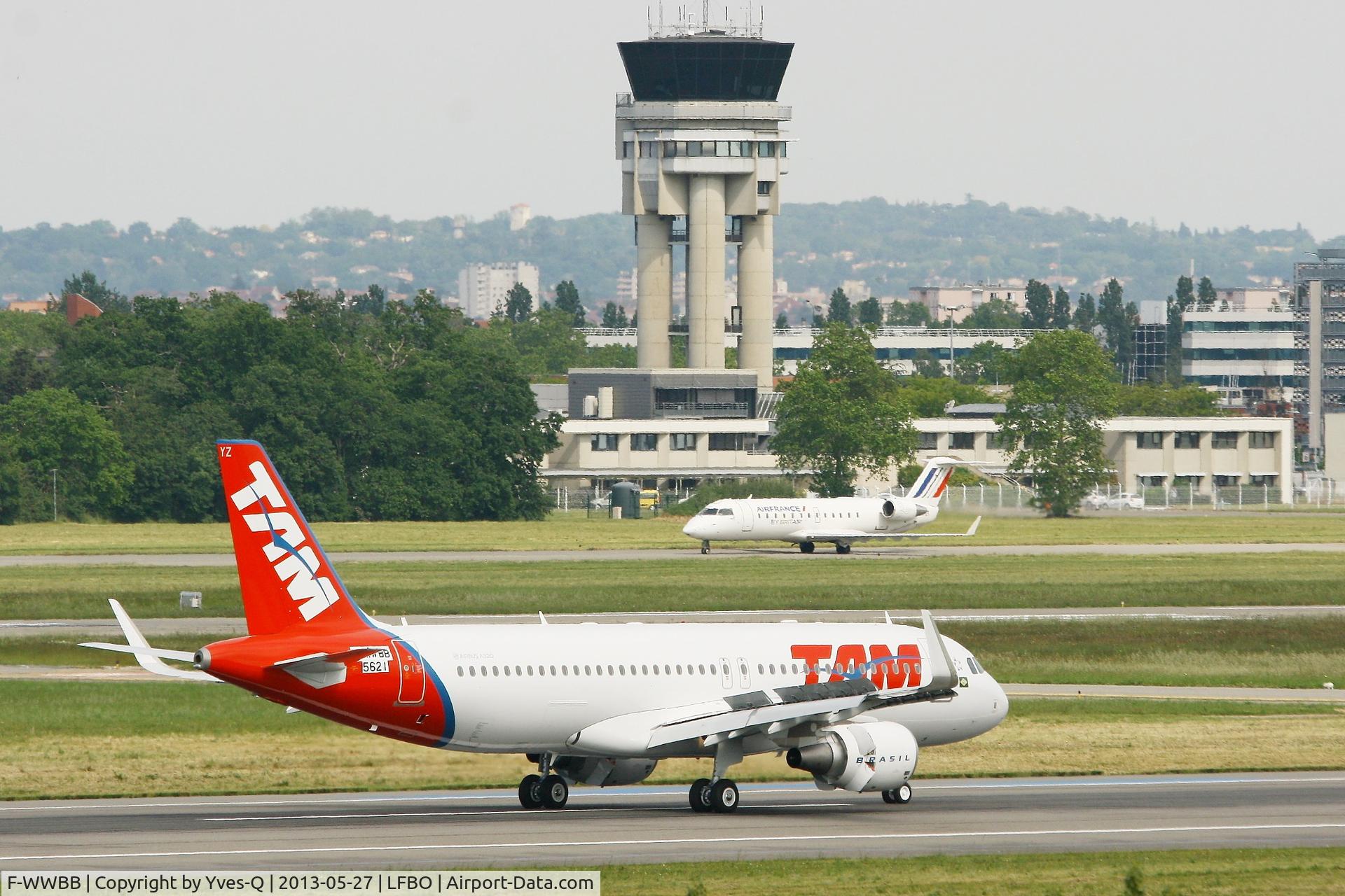 F-WWBB, 2013 Airbus A320-214 C/N 5621, Airbus A320-214, Landing Rwy 14R, Toulouse Blagnac Airport (LFBO-TLS)