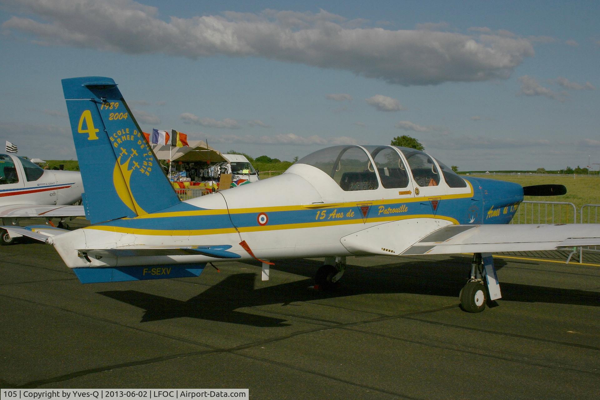 105, Socata TB-30 Epsilon C/N 105, Socata TB-30 Epsilon (F-SEXV), Châteaudun Air Base 279 (LFOC)  Open day 2013