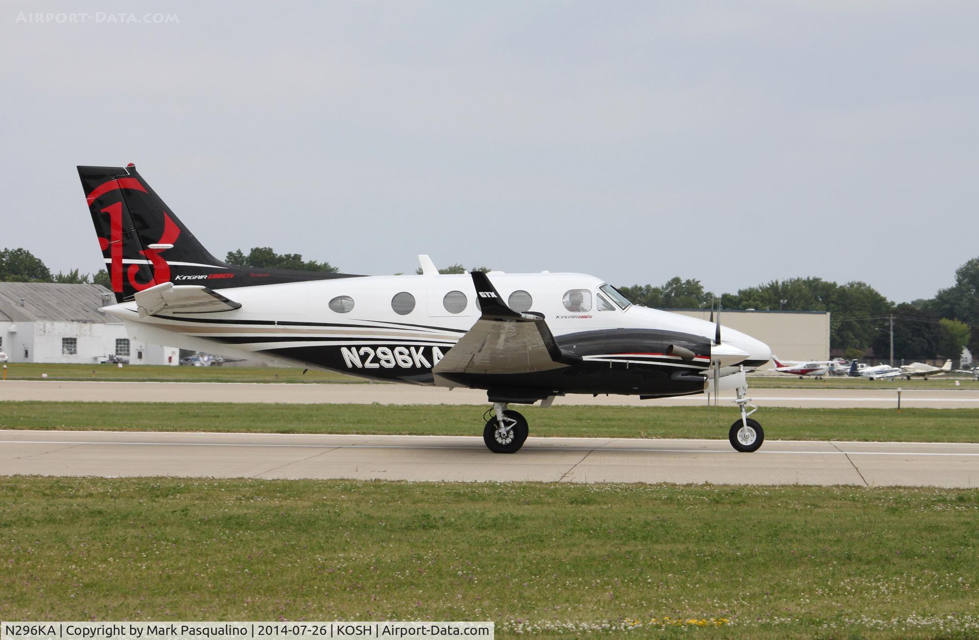 N296KA, 2014 Beechcraft C90GTI King Air C/N LJ-2096, Beech C90GTI