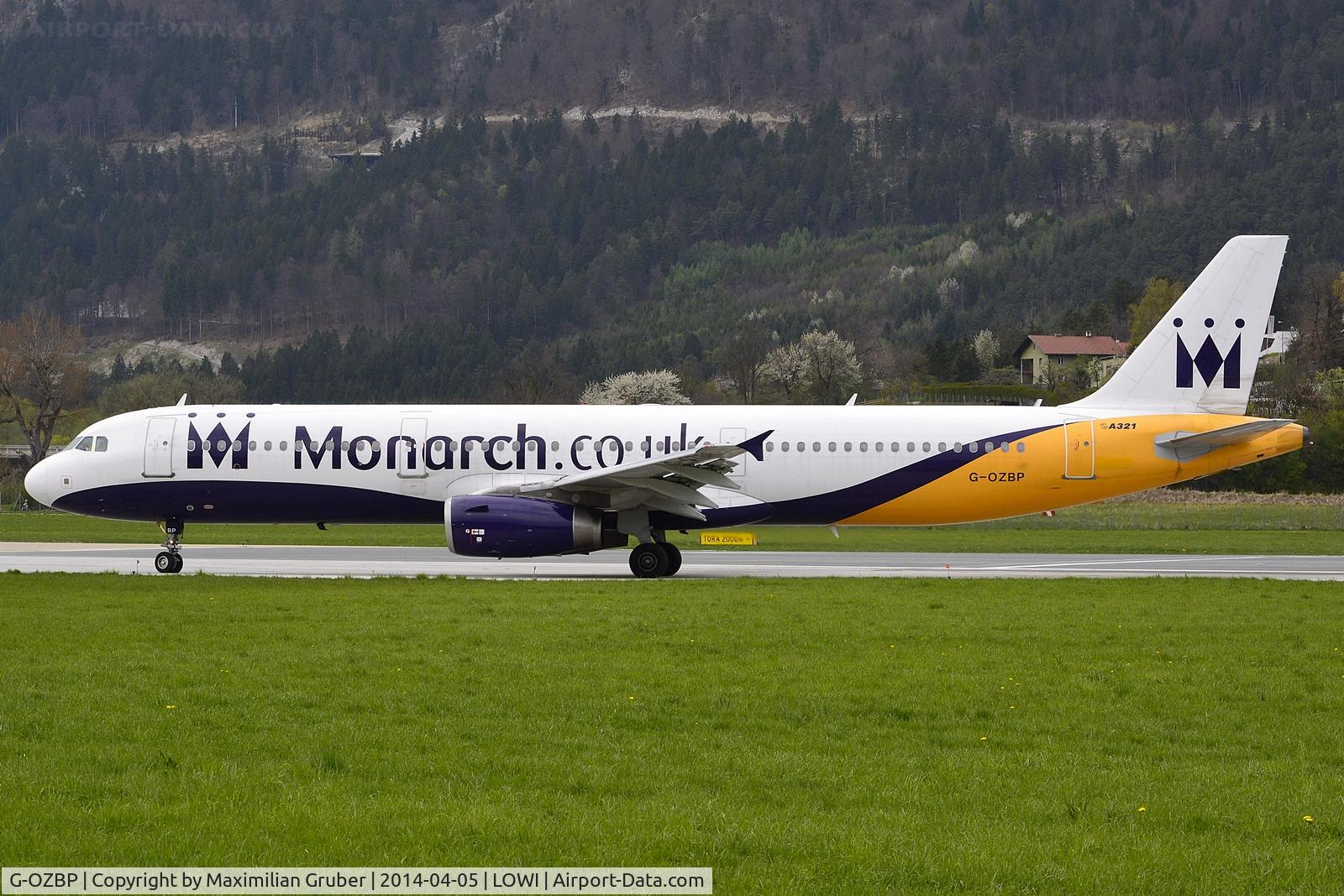 G-OZBP, 2001 Airbus A321-231 C/N 1433, Monarch Airlines