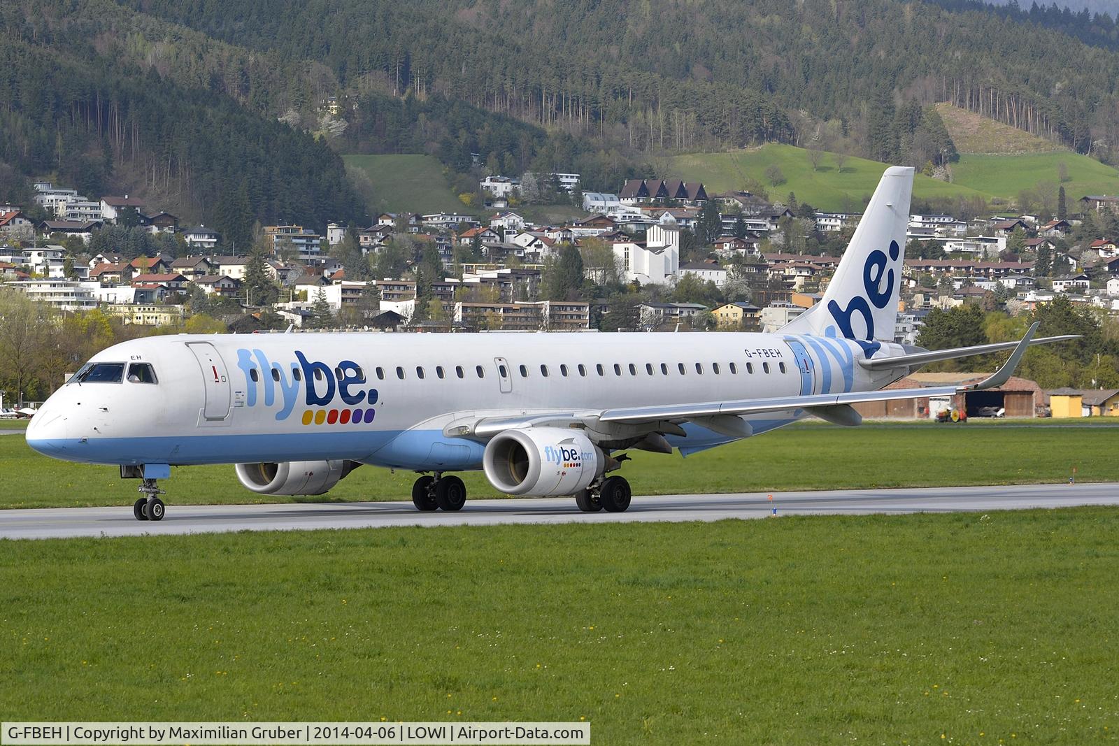 G-FBEH, 2007 Embraer 195LR (ERJ-190-200LR) C/N 19000128, FlyBe