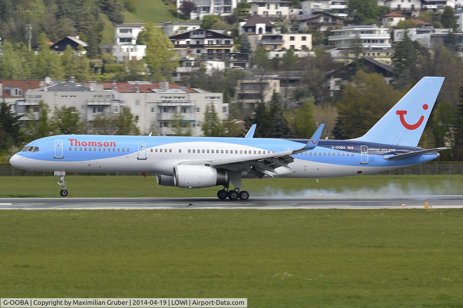 G-OOBA, 2000 Boeing 757-28A C/N 32446, Thomson Airways