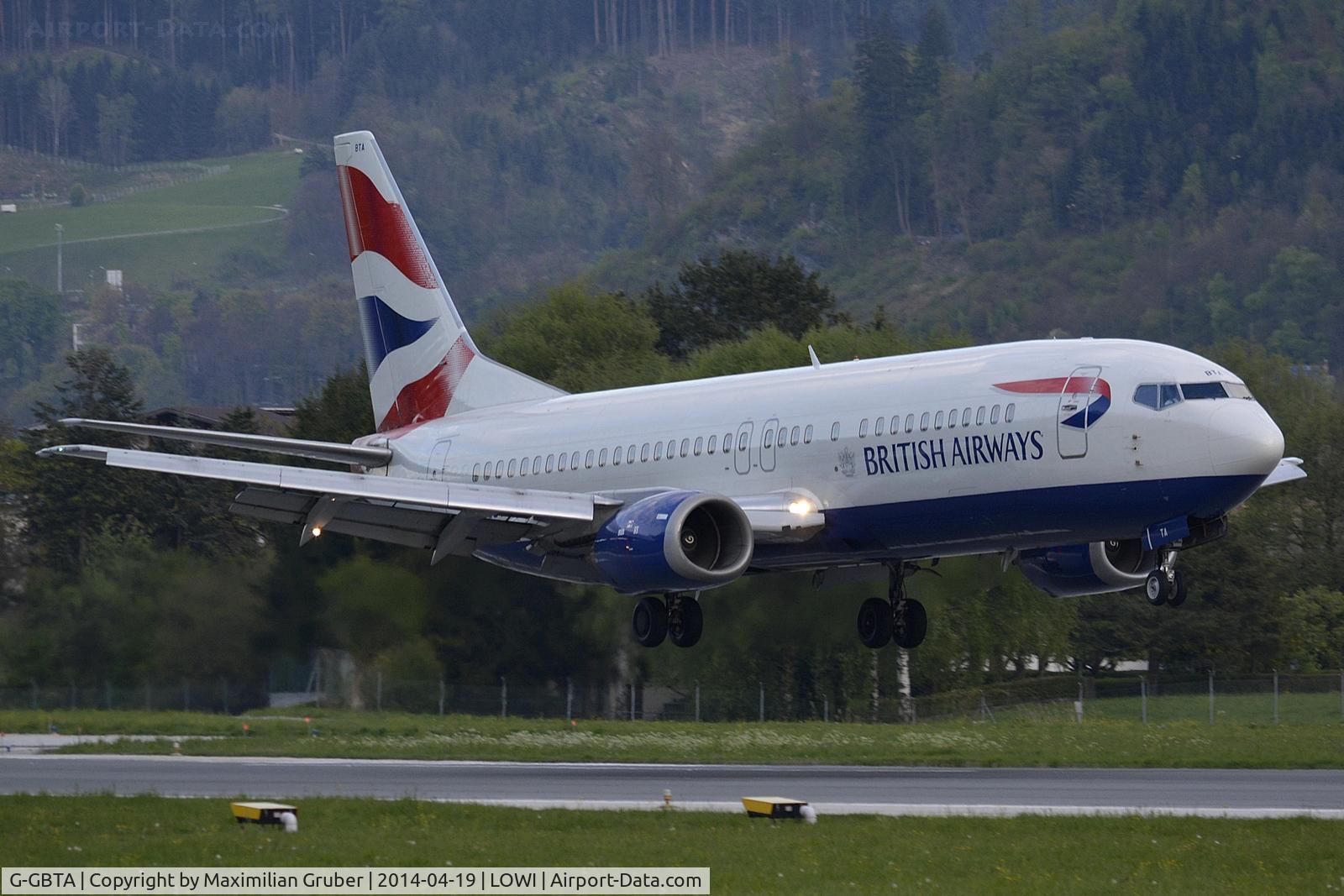G-GBTA, 1993 Boeing 737-436 C/N 25859, British Airways