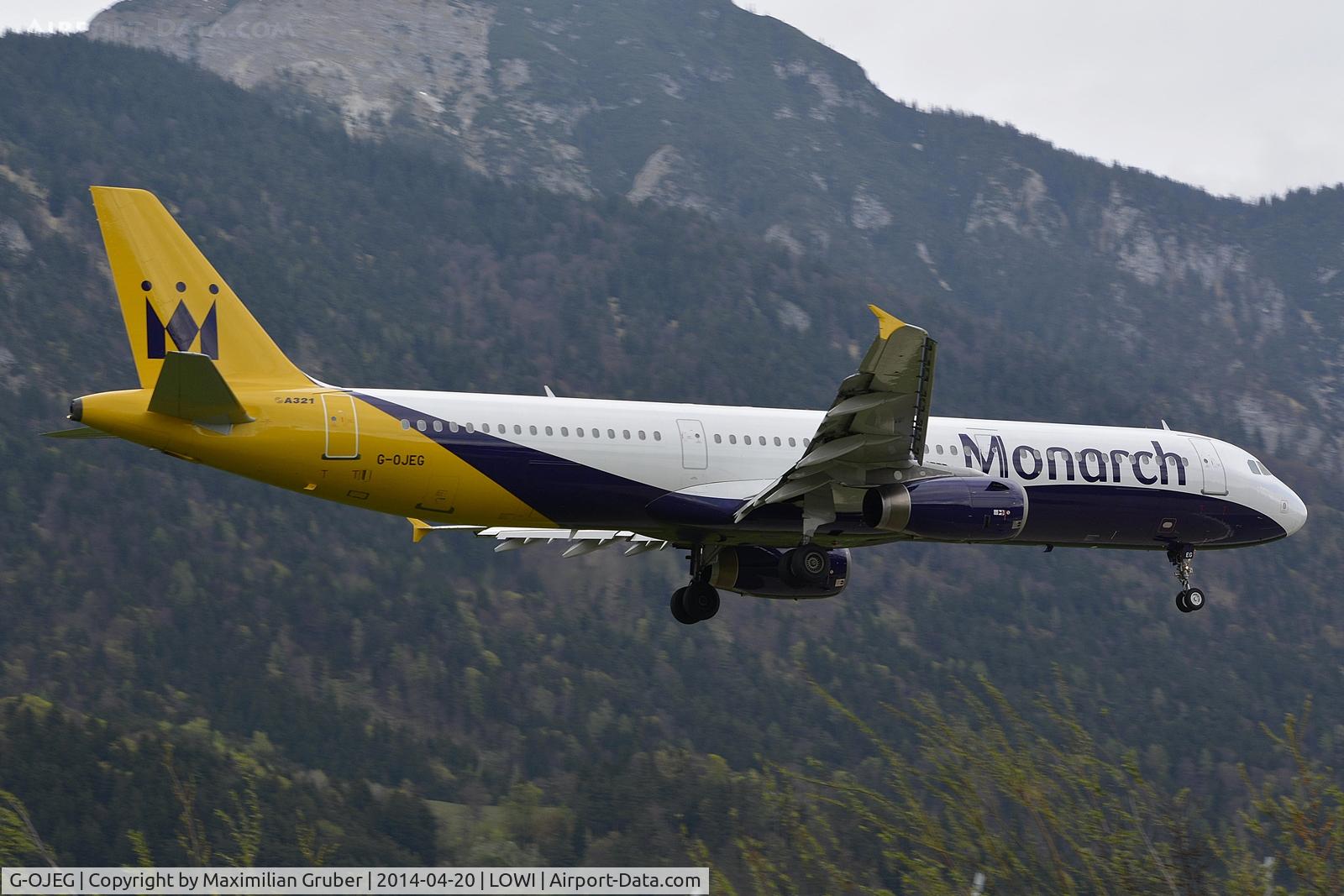 G-OJEG, 1999 Airbus A321-231 C/N 1015, Monarch Airlines