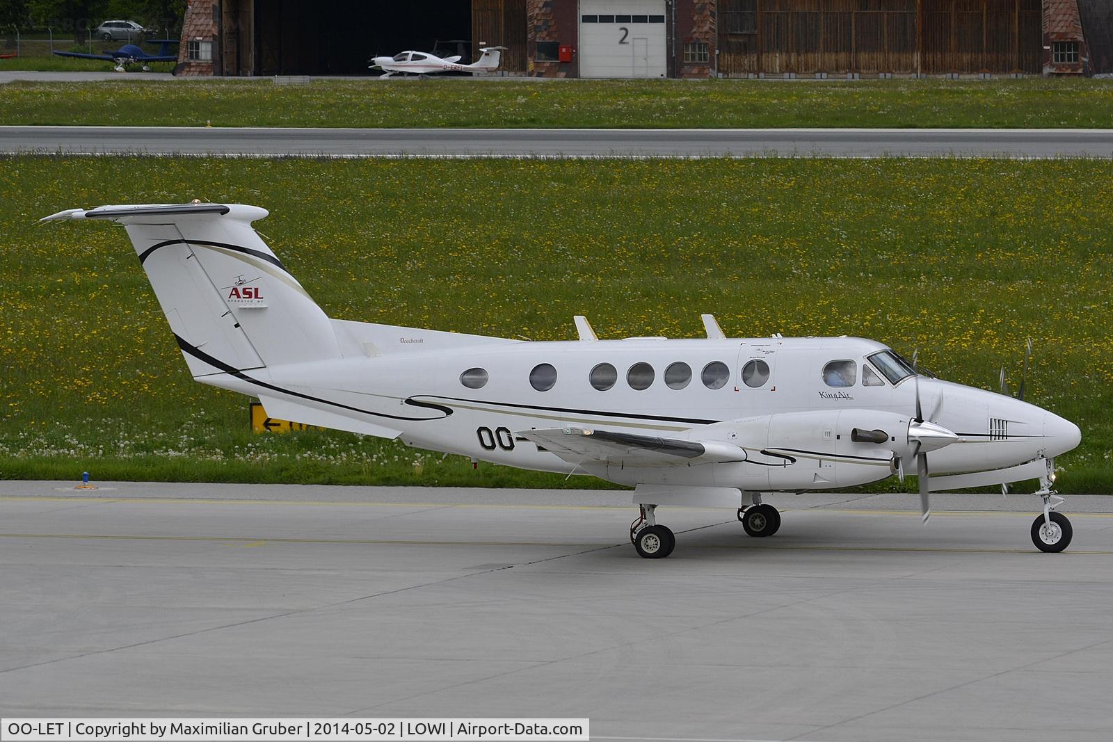 OO-LET, 1994 Beech B200 Super King Air King Air C/N BB-1473, Air Service Liege