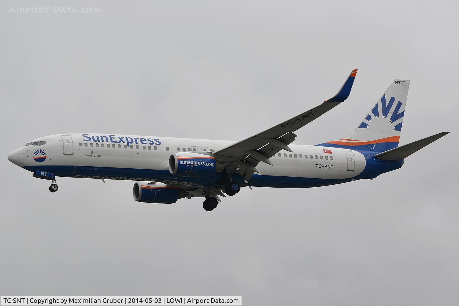 TC-SNT, 2010 Boeing 737-8HC C/N 40755, SunExpress