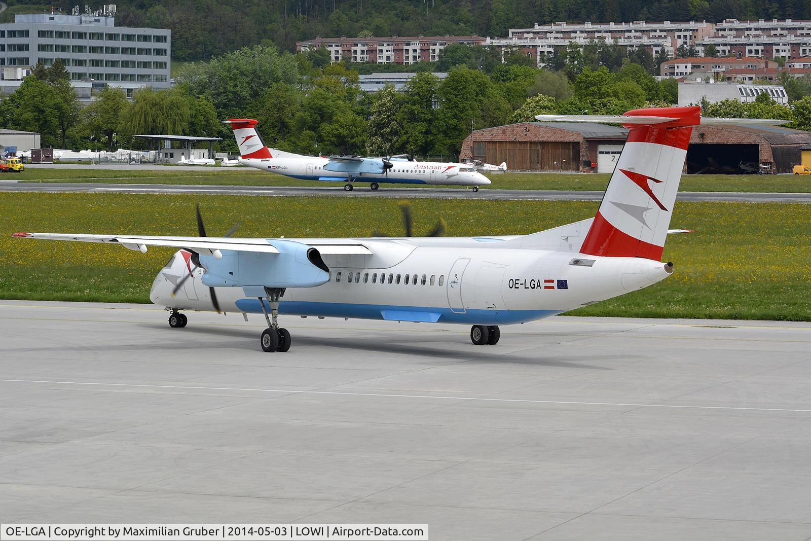 OE-LGA, 1999 De Havilland Canada DHC-8-402Q Dash 8 C/N 4014, Austrian (Tyrolean)