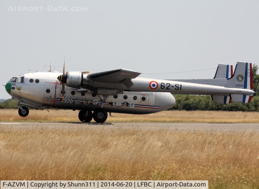 F-AZVM, 1956 Nord N-2501F Noratlas C/N 105, Participant of the Cazaux AFB Spotterday 2014