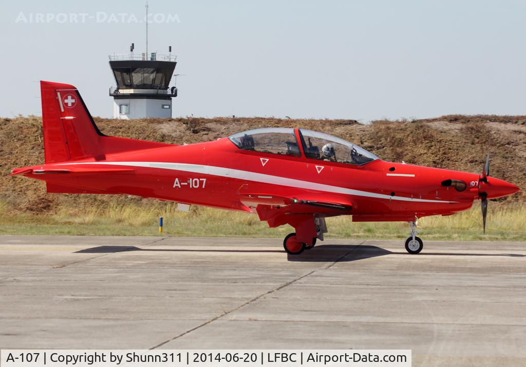A-107, 2012 Pilatus PC-21 C/N 153, Participant of the Cazaux AFB Spotterday 2014