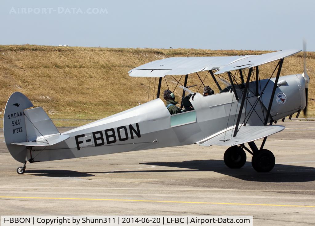 F-BBON, Stampe-Vertongen SV-4C C/N 322, Participant of the Cazaux AFB Spotterday 2014