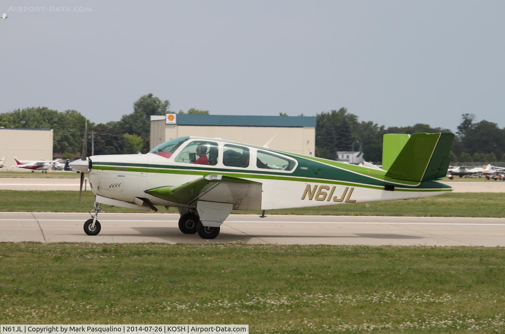 N61JL, 1974 Beech V35B Bonanza C/N D-9576, Beech V35B