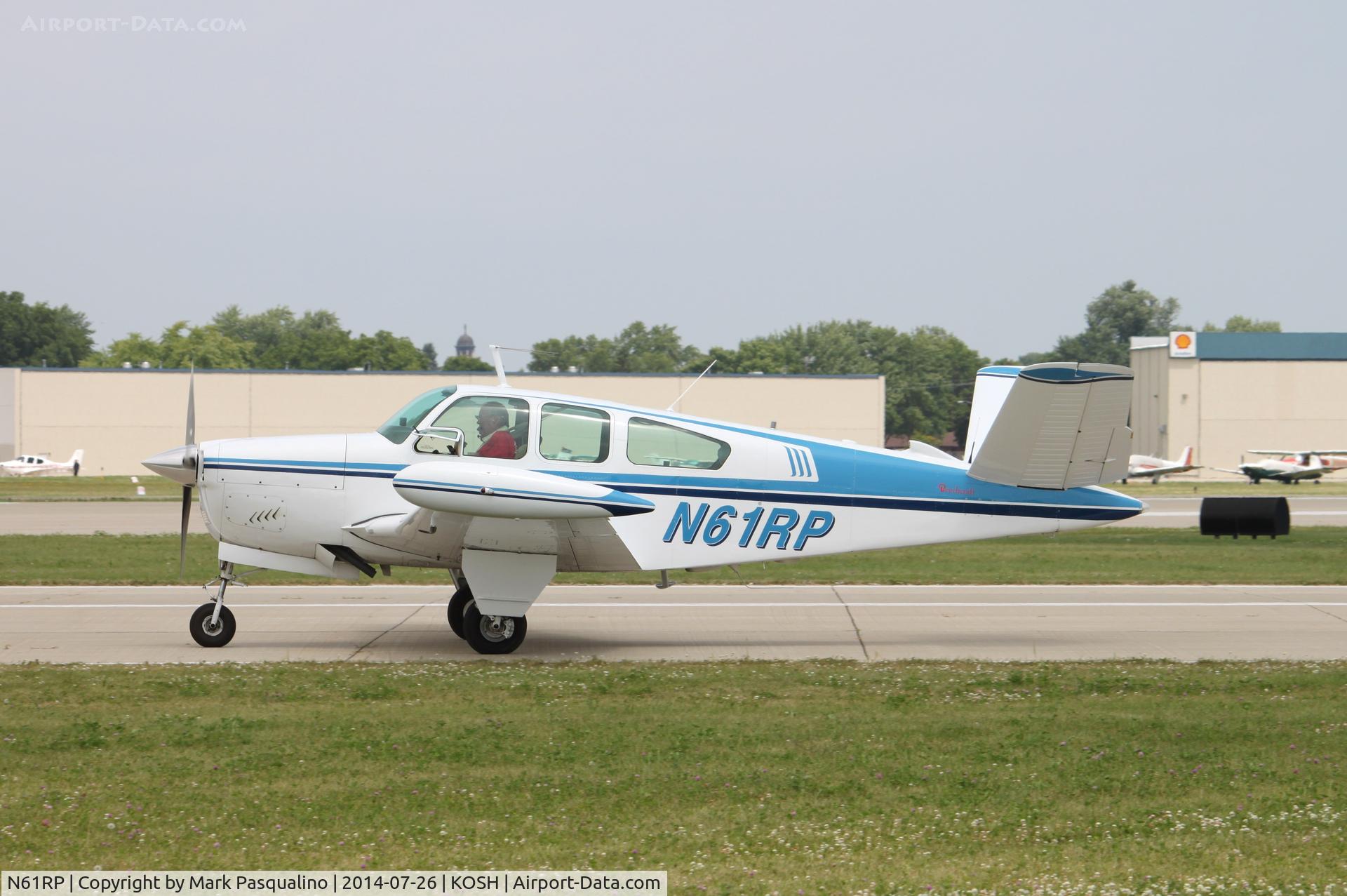N61RP, 1962 Beech P35 Bonanza C/N D-6958, Beech P35