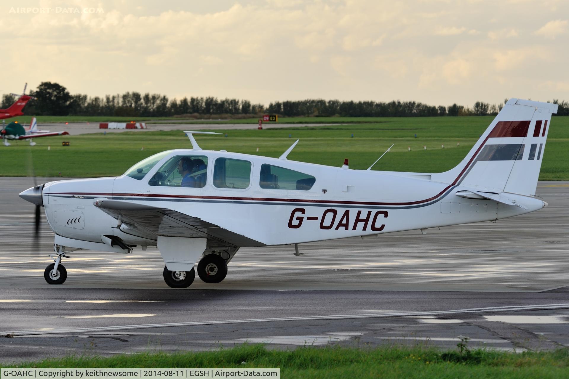 G-OAHC, 1978 Beech F33C Bonanza C/N CJ-133, Nice Visitor.