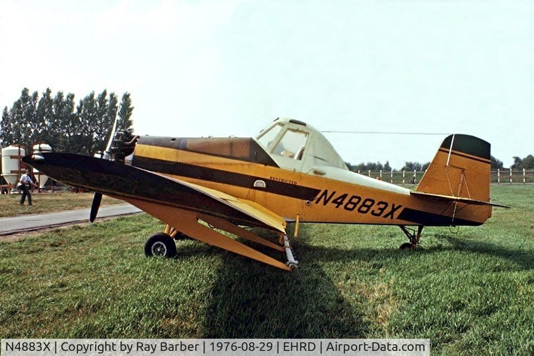 N4883X, Rockwell International S-2R Thrush Commander C/N 2070R, Rockwell S-2R 600 Thrush Commander [2070R] Rotterdam~PH 29/08/1976