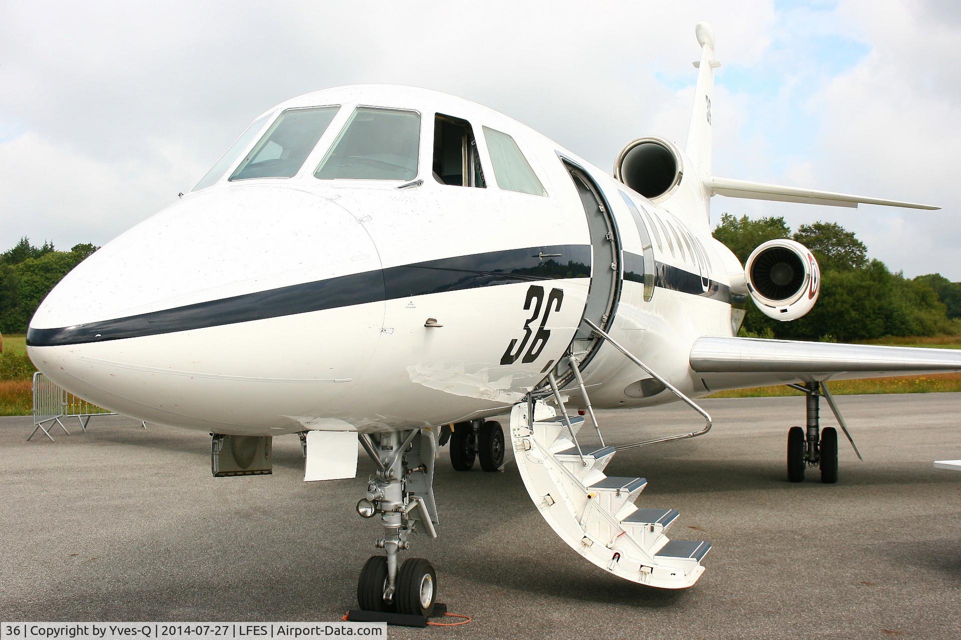 36, 1980 Dassault Falcon 50 C/N 36, French naval aviation Dassault Falcon 50, Static display, Guiscriff airfield (LFES) open day 2014