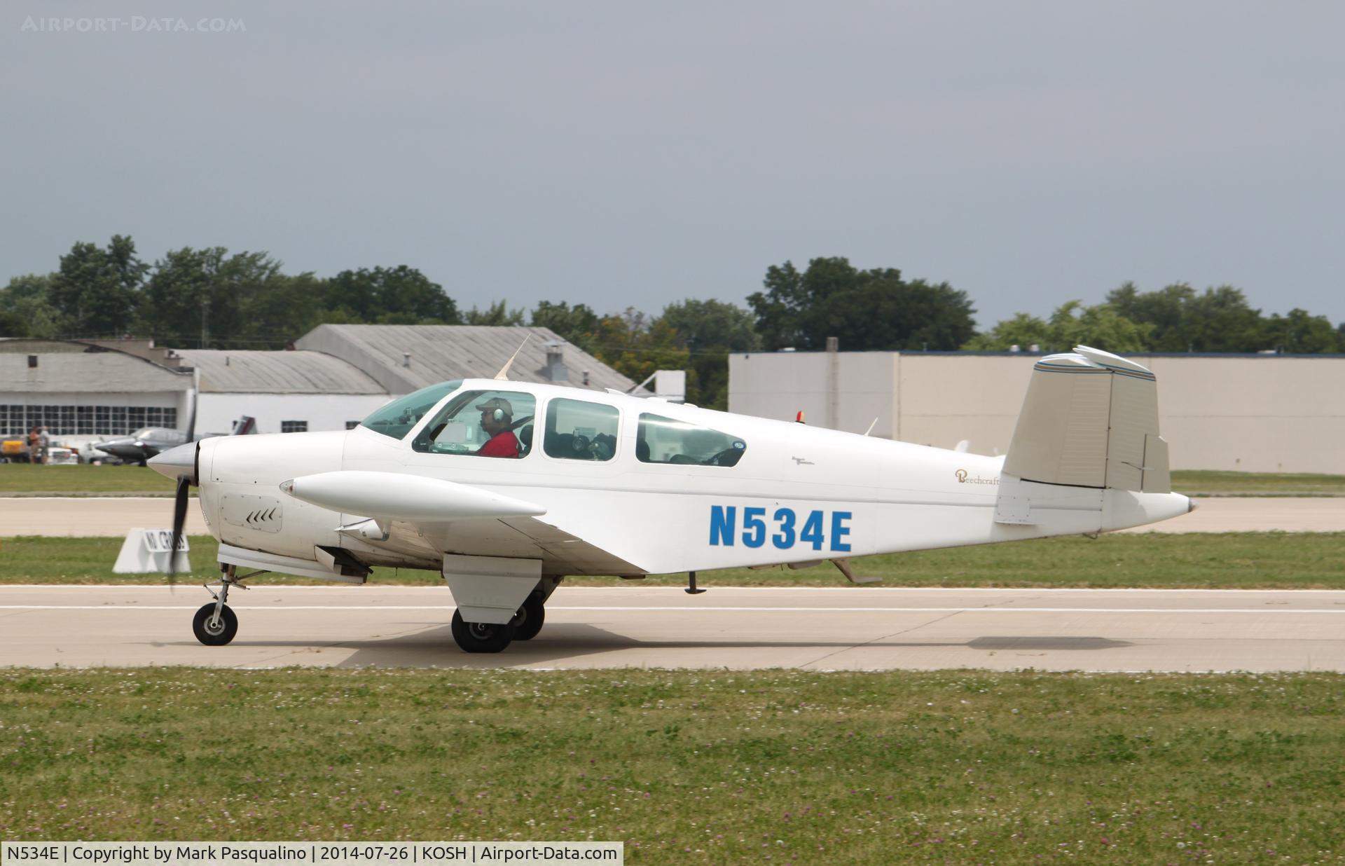 N534E, 1965 Beech S35 Bonanza C/N D-7825, Beech S35