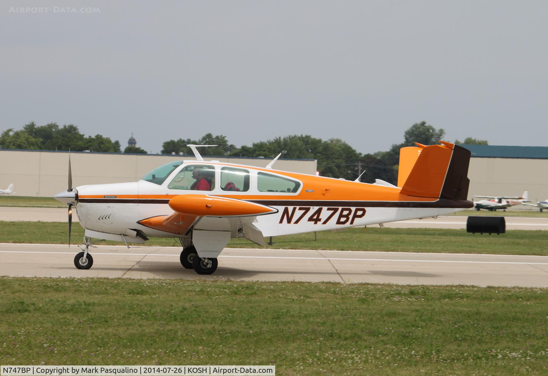 N747BP, 1973 Beech V35B Bonanza C/N D-9440, Beech V35B