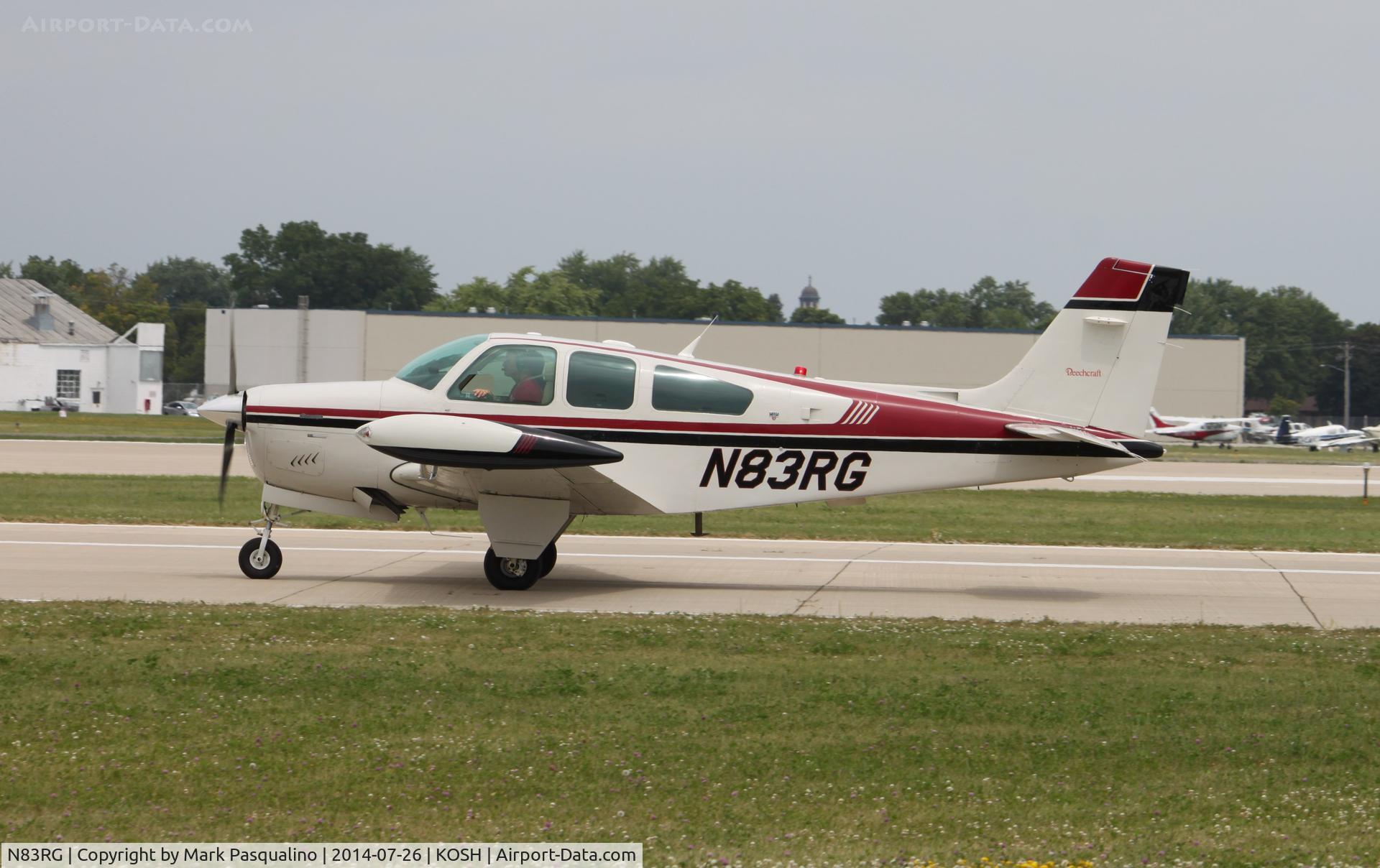 N83RG, 1987 Beech F33A Bonanza C/N CE-1205, Beech F33A