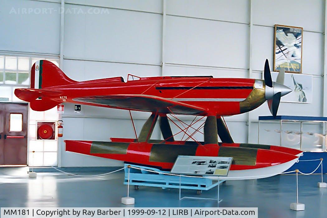 MM181, 1931 Macchi MC.72 C/N 5, Macchi Castoldi MC.72 [5] (Museo Storico dell'Aeronautico) Vigna di Valle~I 12/09/1999