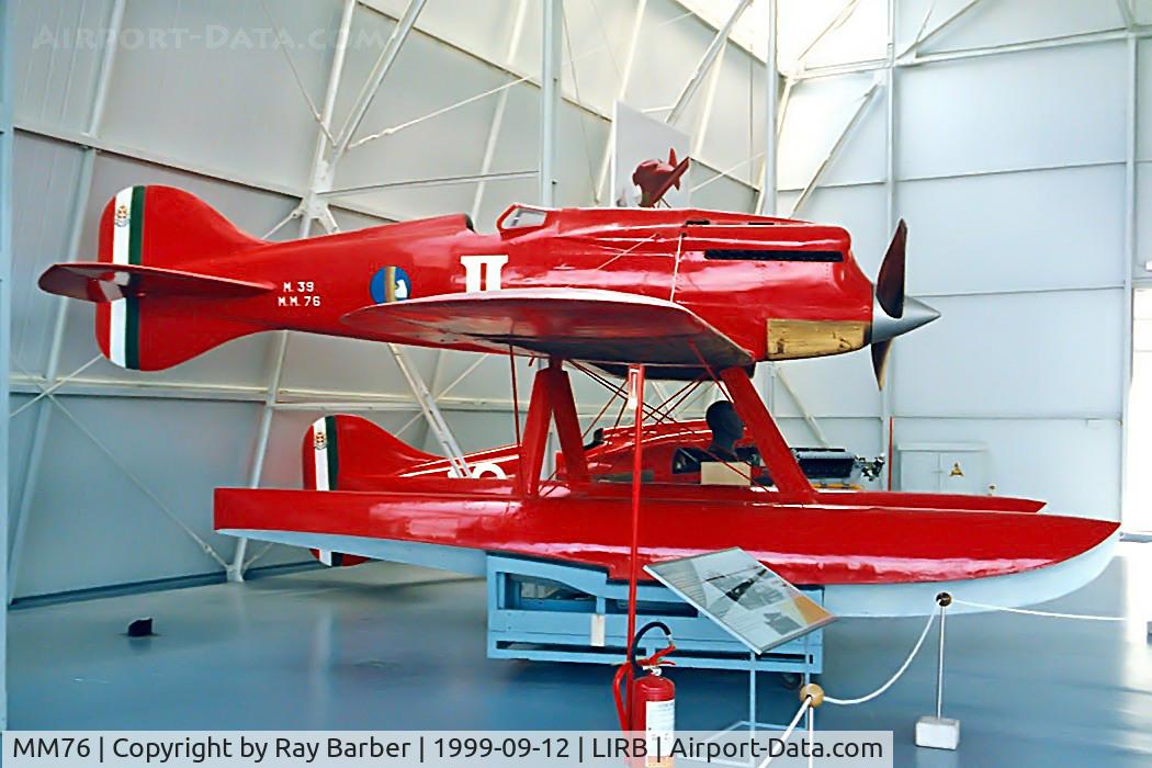 MM76, 1926 Maachi M.39 C/N 5, Macchi M.39-II [5] (Museo Storico dell'Aeronautico) Vigna di Valle~I 12/09/1999