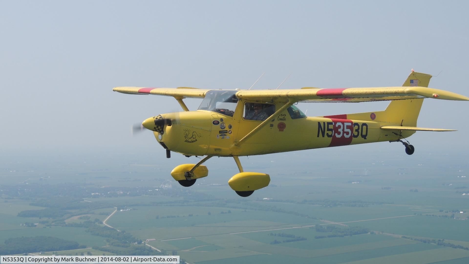 N5353Q, 1972 Cessna 150L C/N 15073253, Somewhere over Ohio