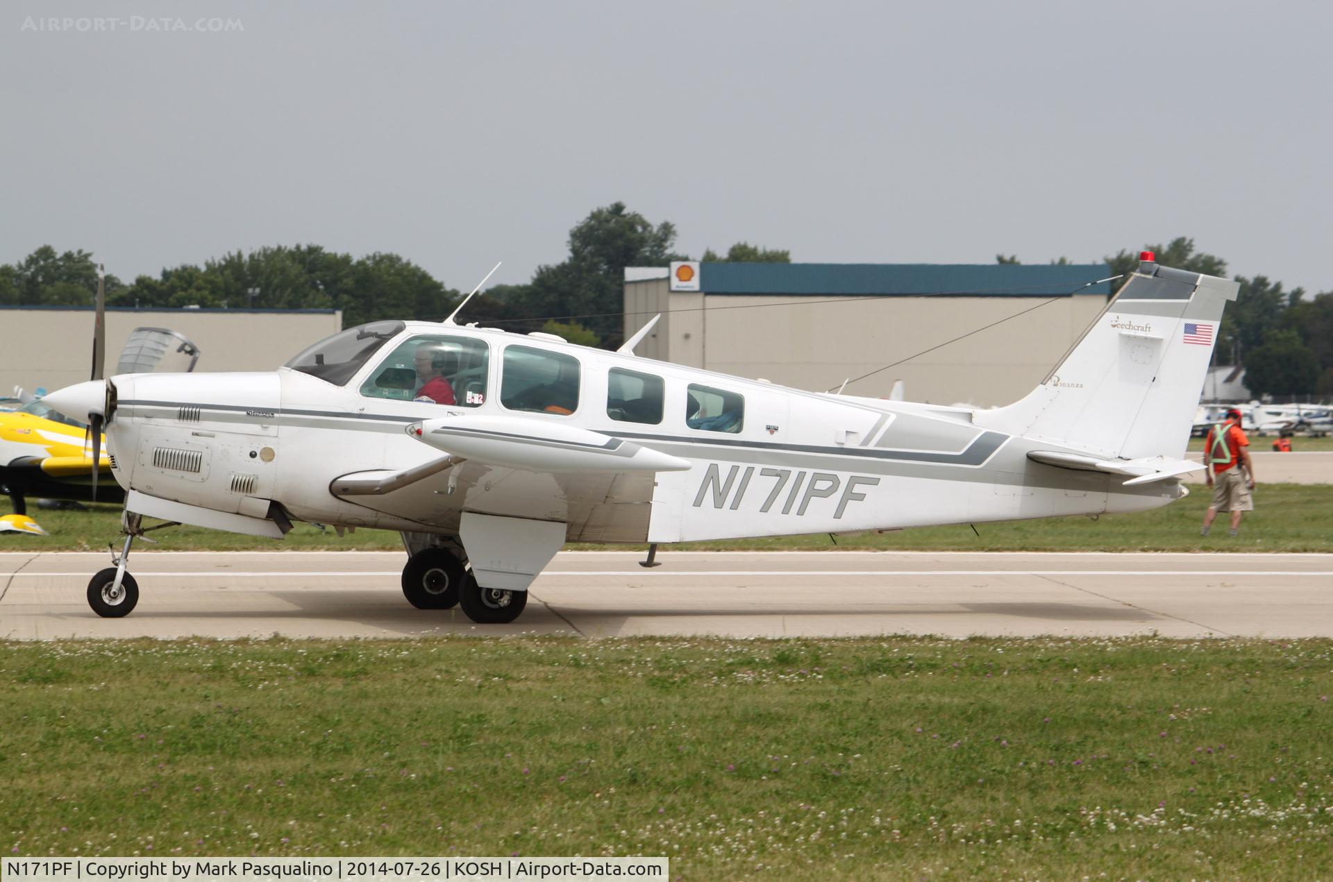 N171PF, 1980 Beech A36TC Bonanza 36 C/N EA-164, Beech A36TC