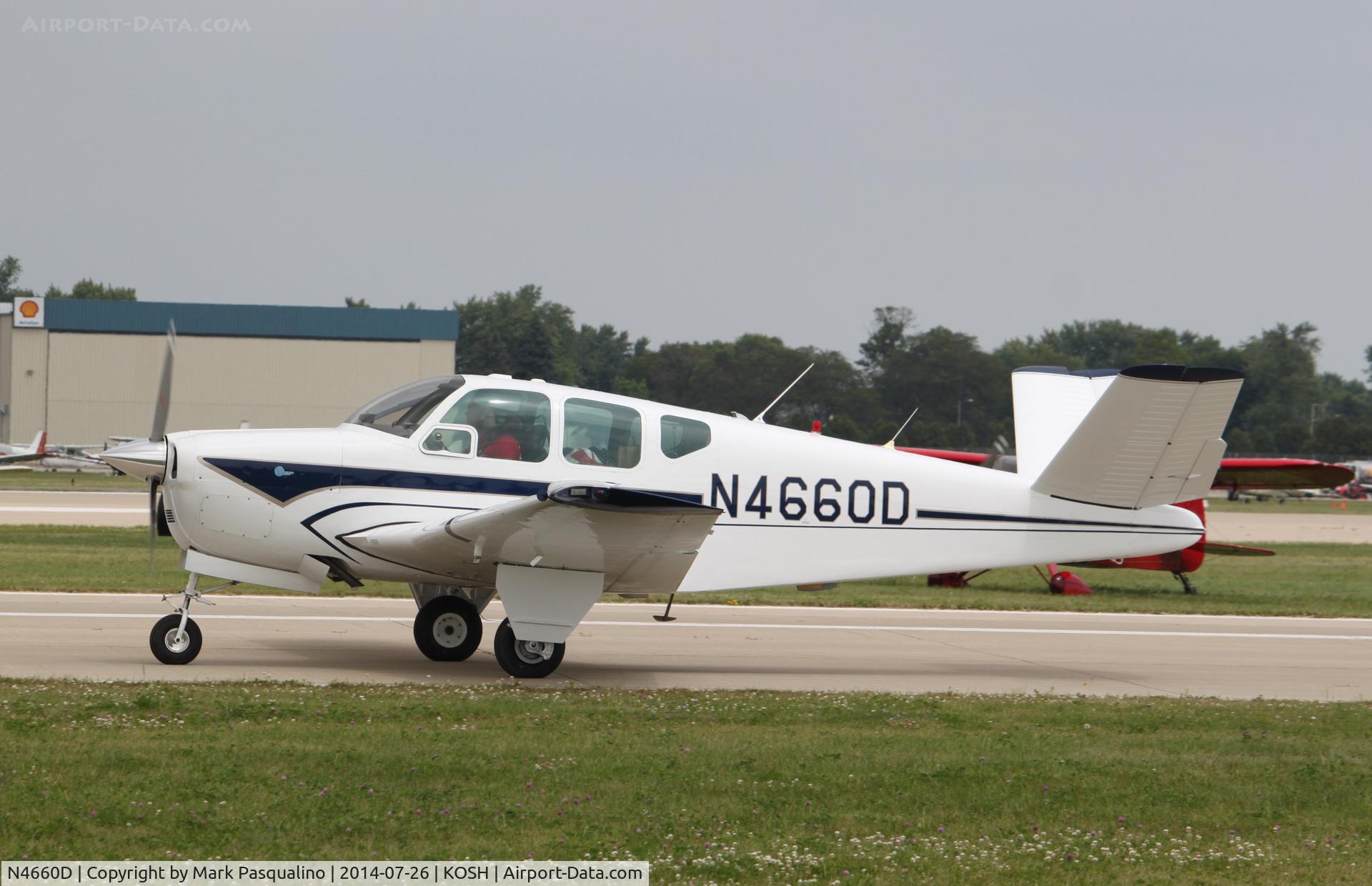 N4660D, 1956 Beech H35 Bonanza C/N D-4885, Beech H35