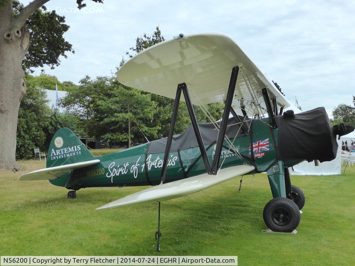 N56200, 1943 Boeing B75N1 C/N 75-7813, 1943 Boeing B75N1, c/n: 75-7813 at Goodwood