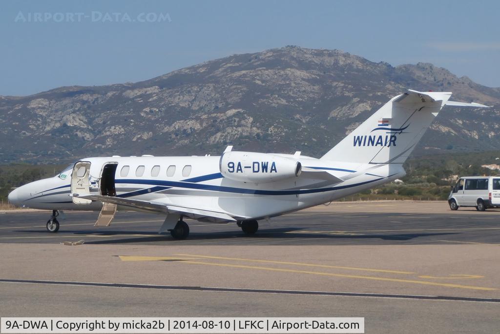 9A-DWA, 2008 Cessna 525A CitationJet CJ2+ C/N 525A-0412, Parked