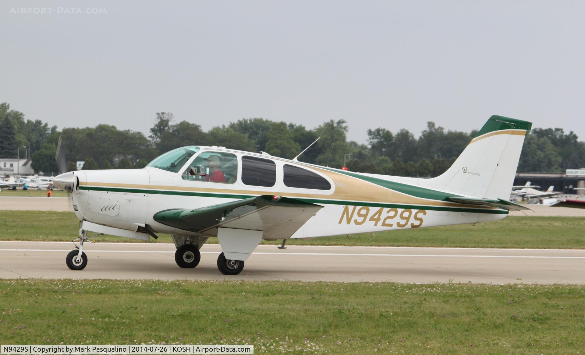 N9429S, 1965 Beech 35-C33 Debonair C/N CD-1000, Beech C33